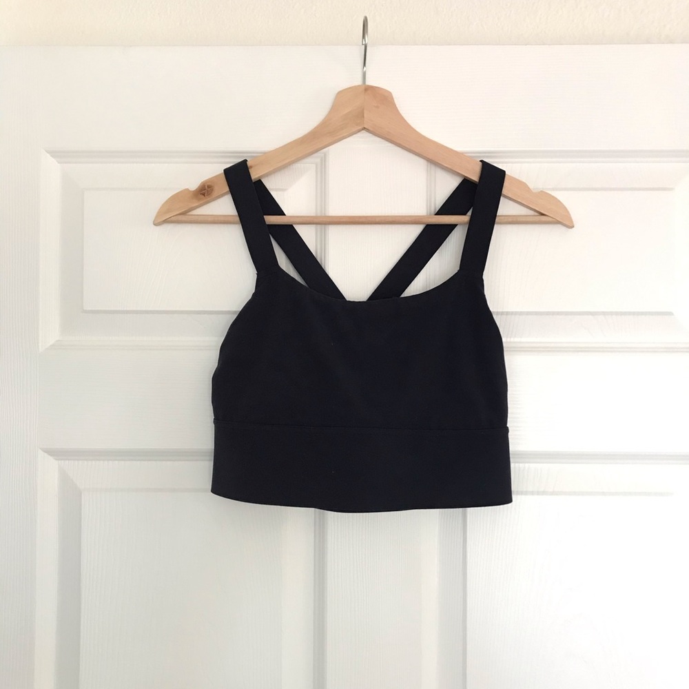 Athleta navy sports bra